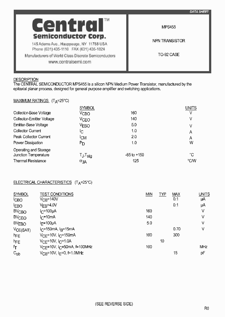 MPS455_4203740.PDF Datasheet
