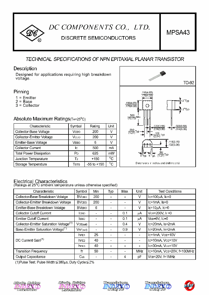 MPSA43_4665356.PDF Datasheet