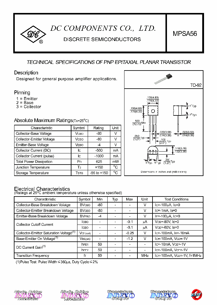 MPSA56_4743517.PDF Datasheet