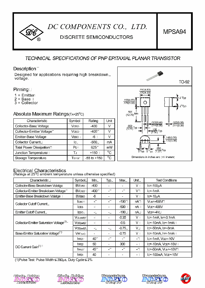 MPSA94_4408537.PDF Datasheet