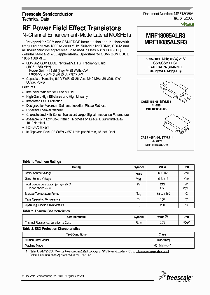 MRF18085A_4304282.PDF Datasheet