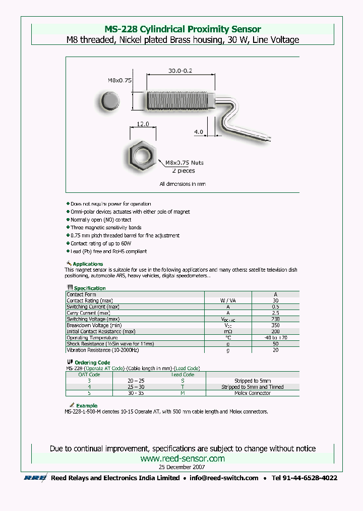 MS-228-3_4863370.PDF Datasheet