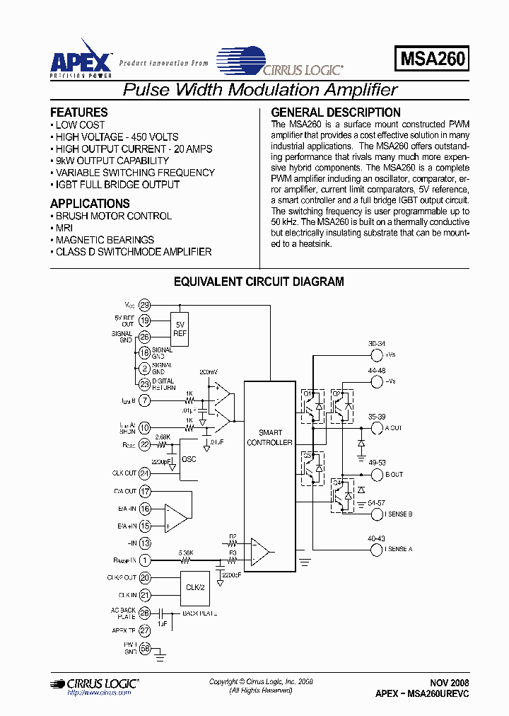 MSA260_4436993.PDF Datasheet