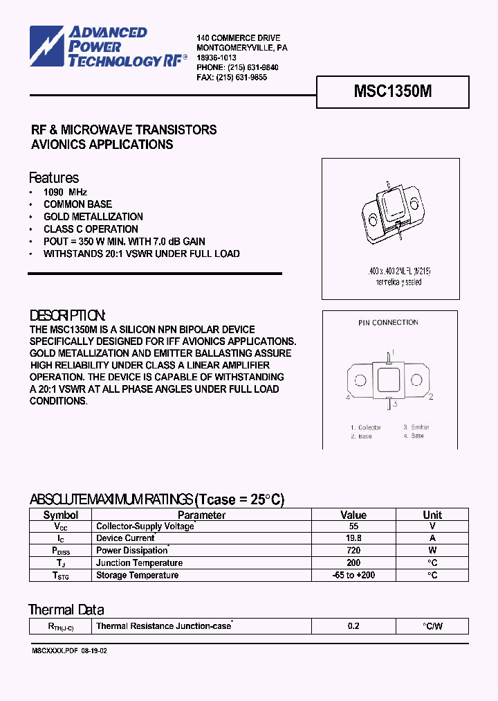 MSC1350M_4749261.PDF Datasheet