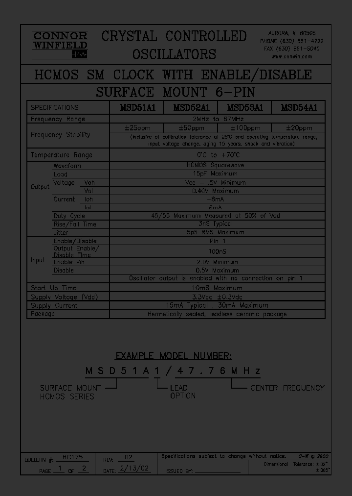 MSD54A1_4282830.PDF Datasheet