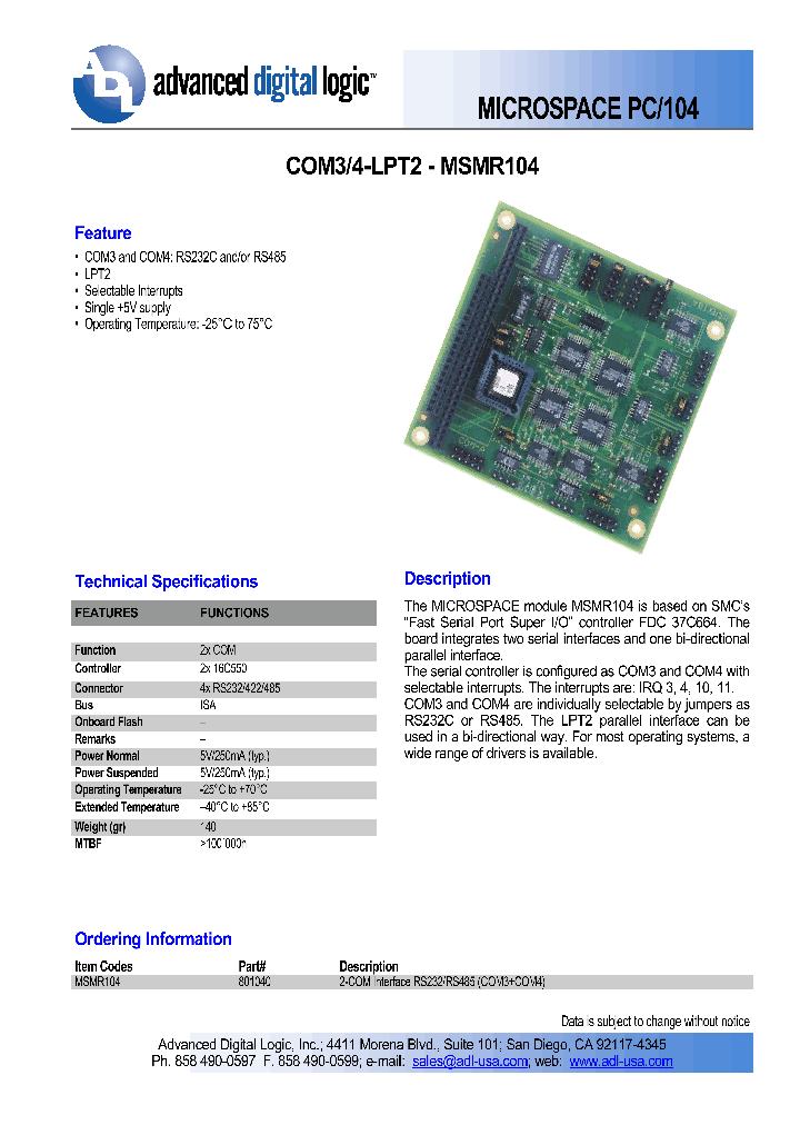 MSMR104_4459238.PDF Datasheet