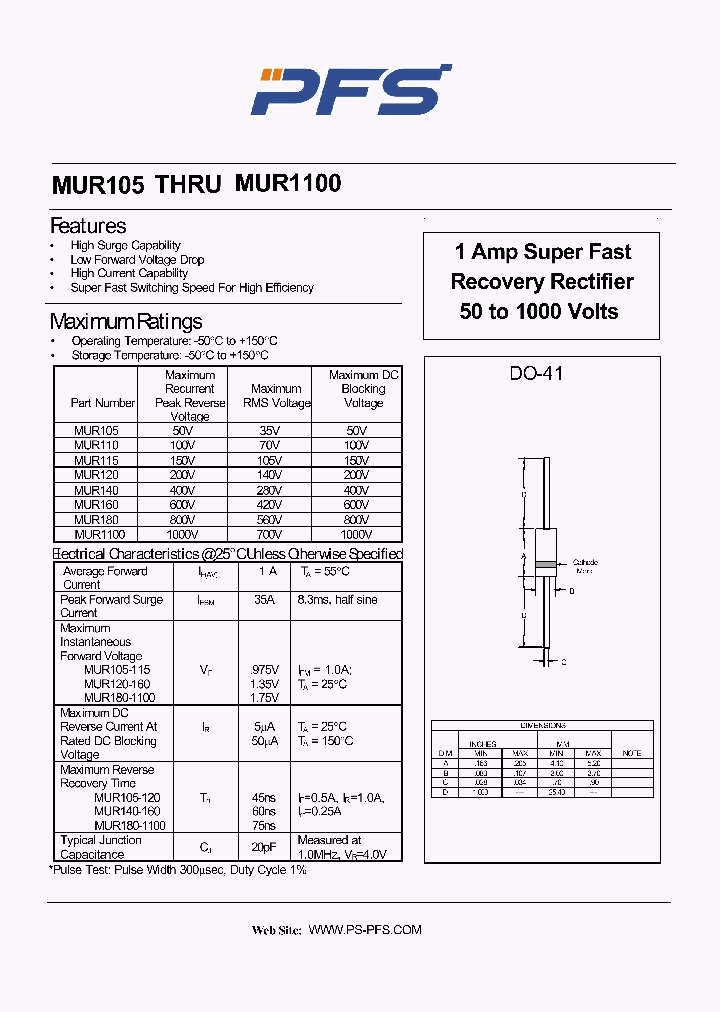MUR105_4850837.PDF Datasheet