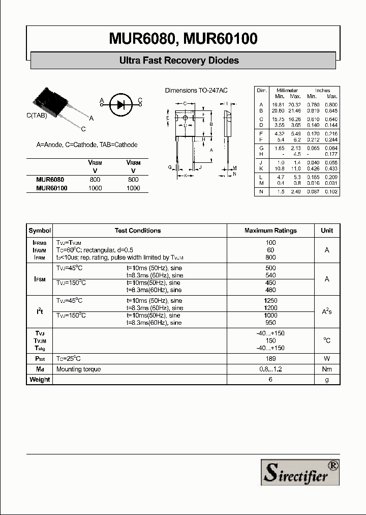 MUR6080_4225783.PDF Datasheet