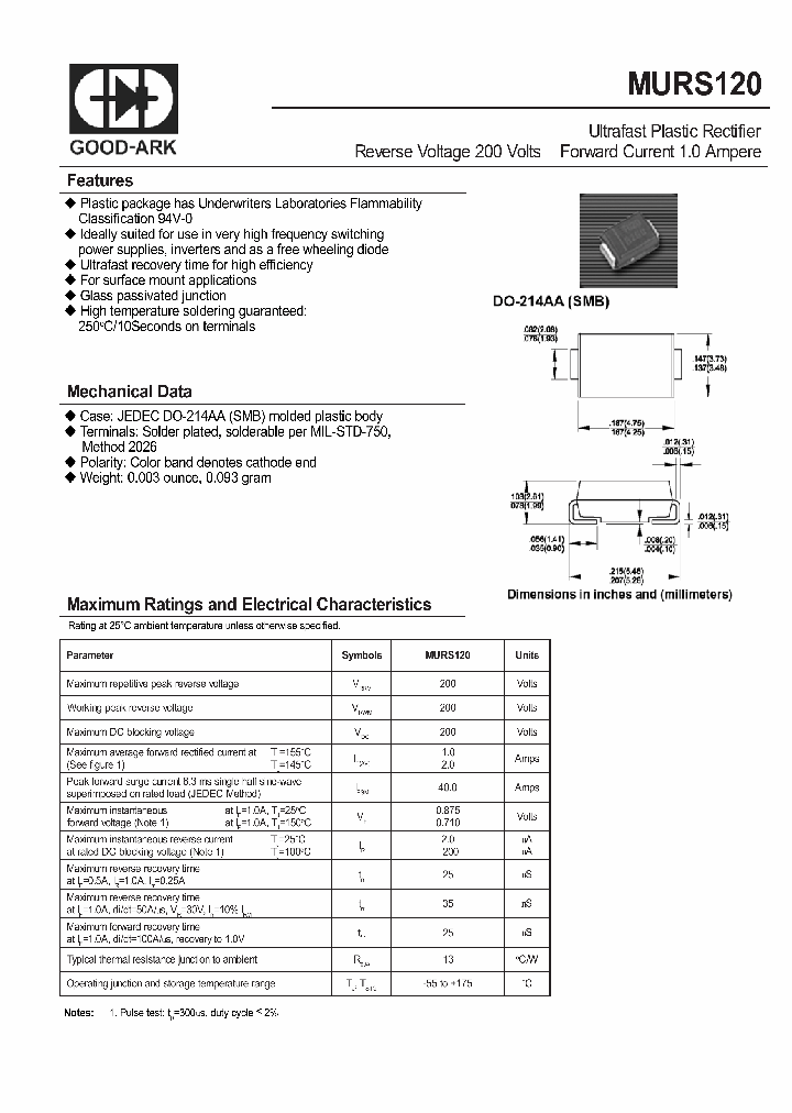 MURS120_4333769.PDF Datasheet