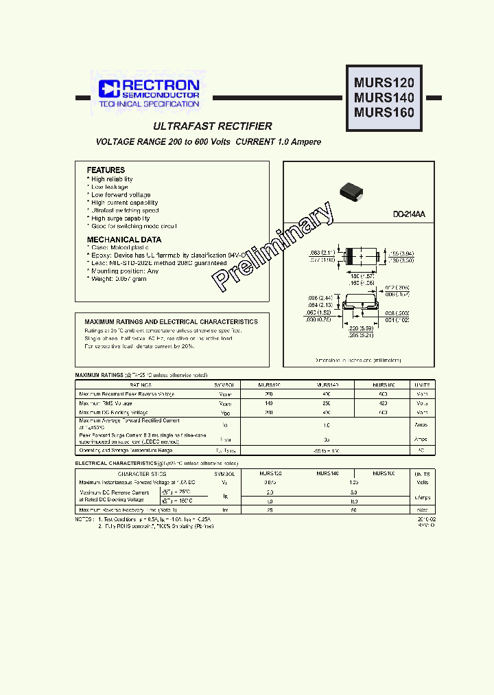 MURS120_4556228.PDF Datasheet