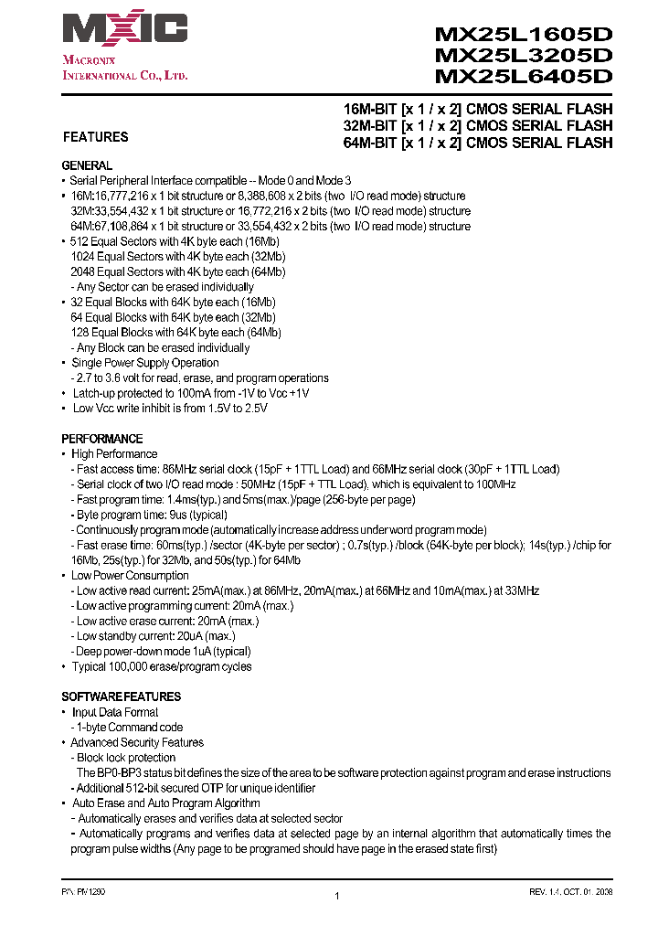 MX25L6405DMI-12G_4335976.PDF Datasheet