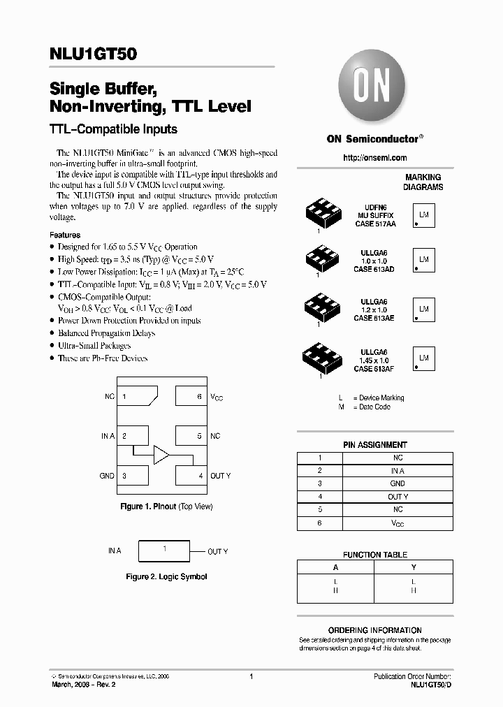NLU1GT50MUTCG_4911711.PDF Datasheet