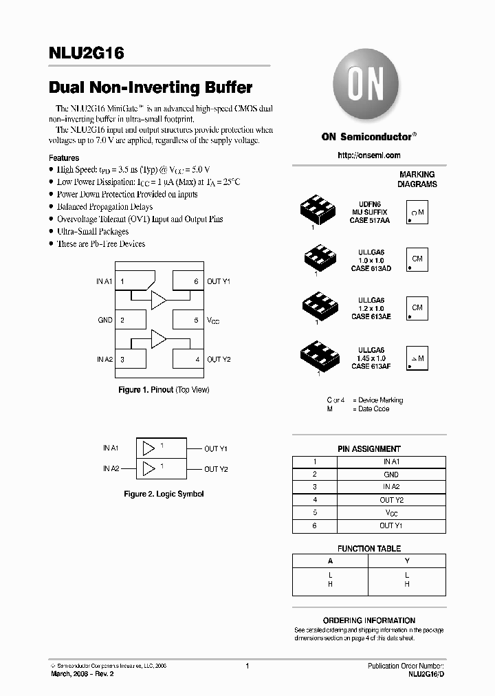 NLU2G16_4714286.PDF Datasheet