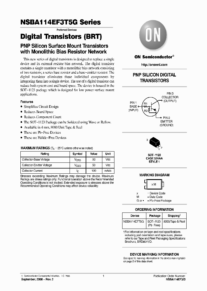 NSBA123JF3T5G_4699506.PDF Datasheet
