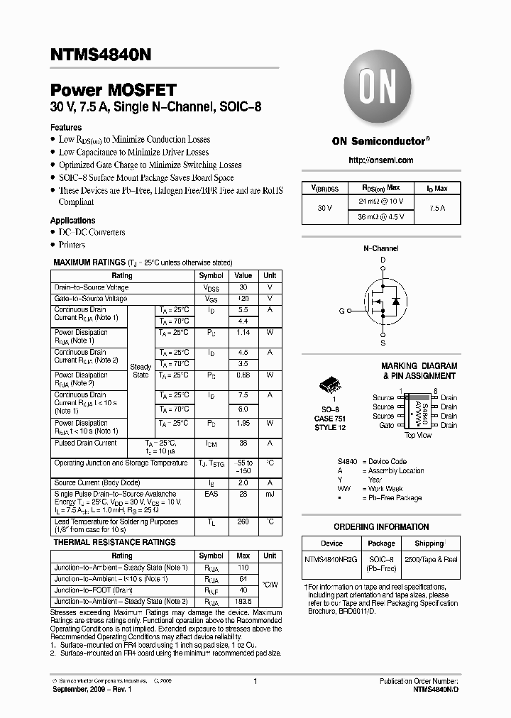 NTMS4840NR2G_4548450.PDF Datasheet