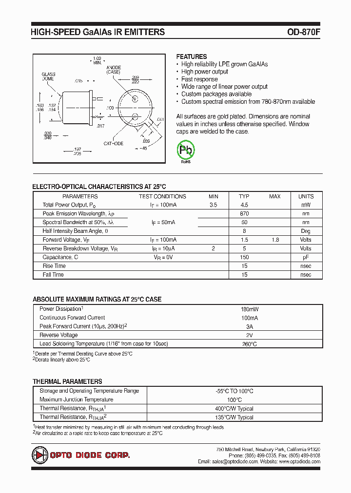 OD-870F_4430455.PDF Datasheet