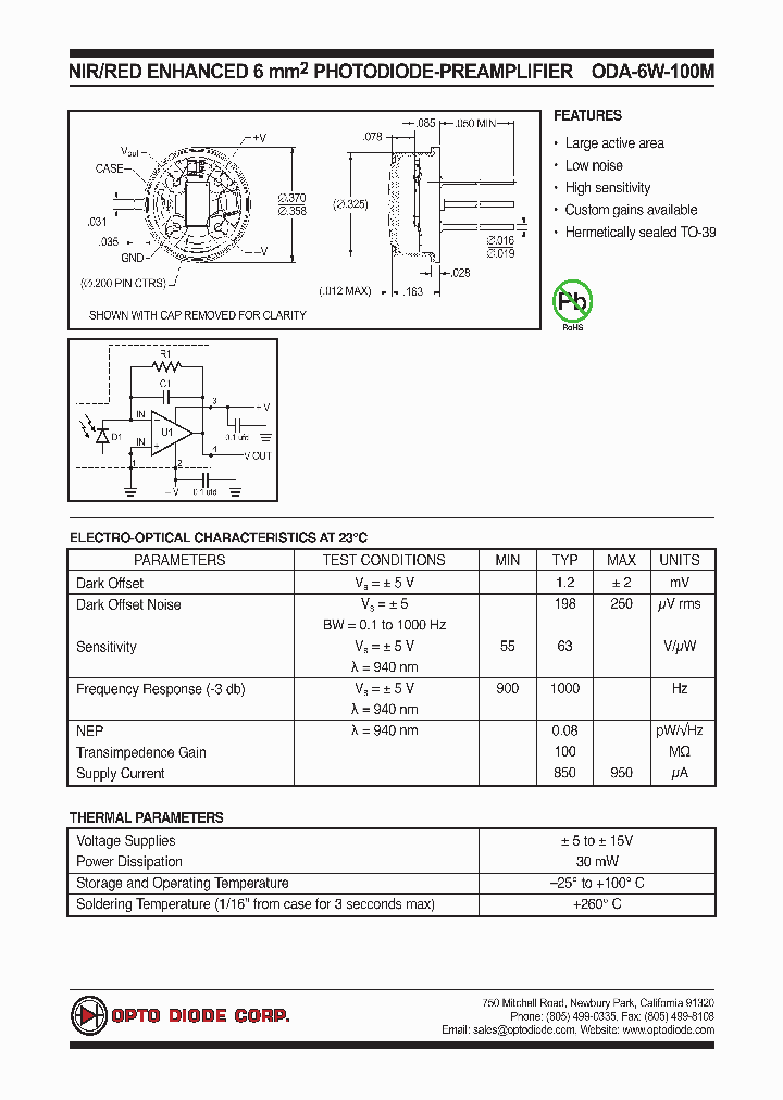 ODA-6W-100M_4399554.PDF Datasheet