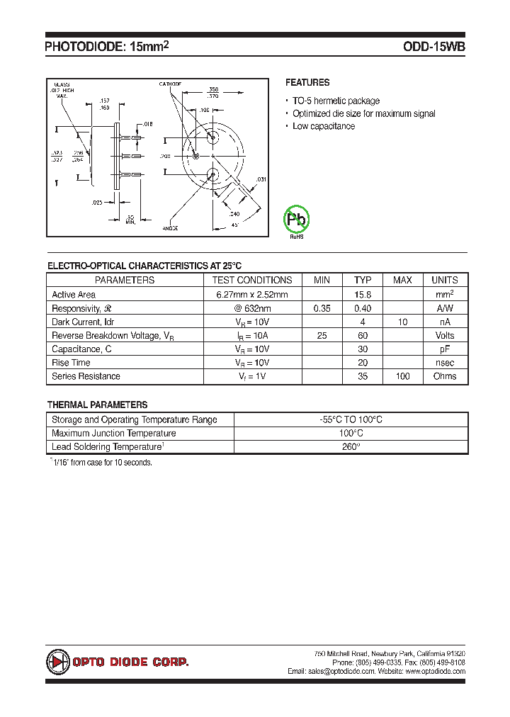 ODD-15WB_4463740.PDF Datasheet