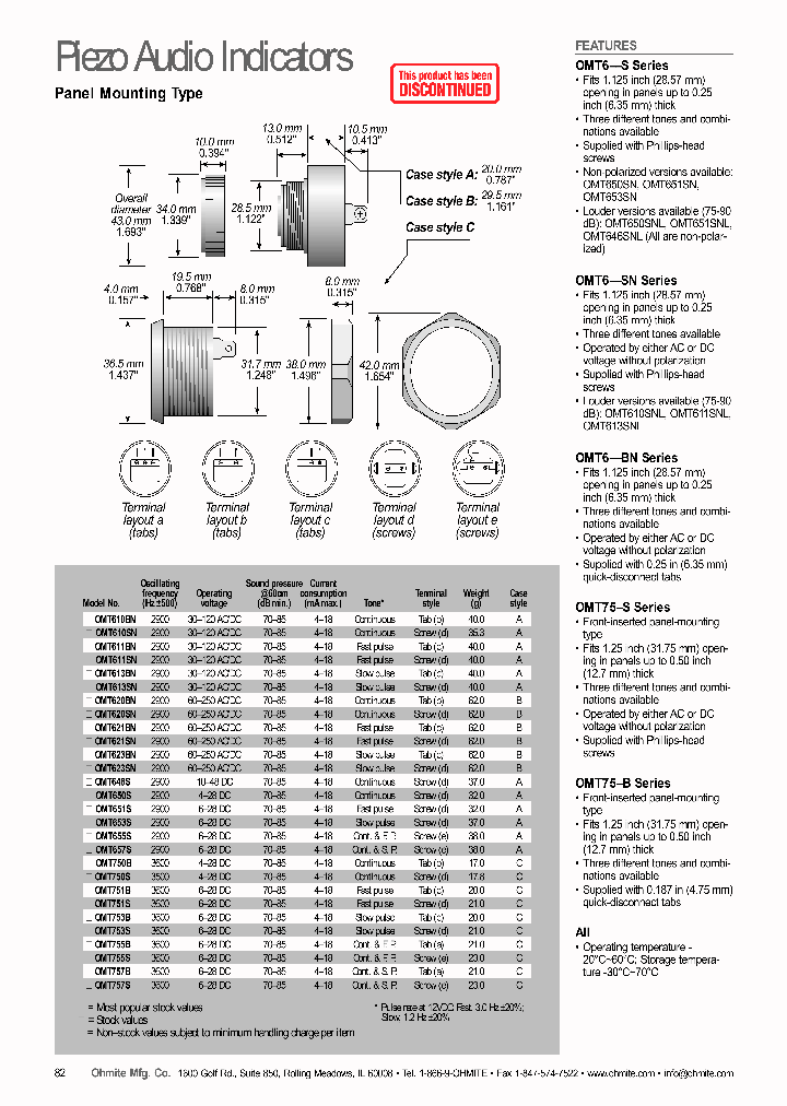 OMT611SN_4519363.PDF Datasheet