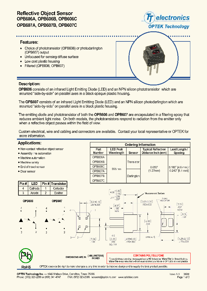 OPB606A_4455458.PDF Datasheet