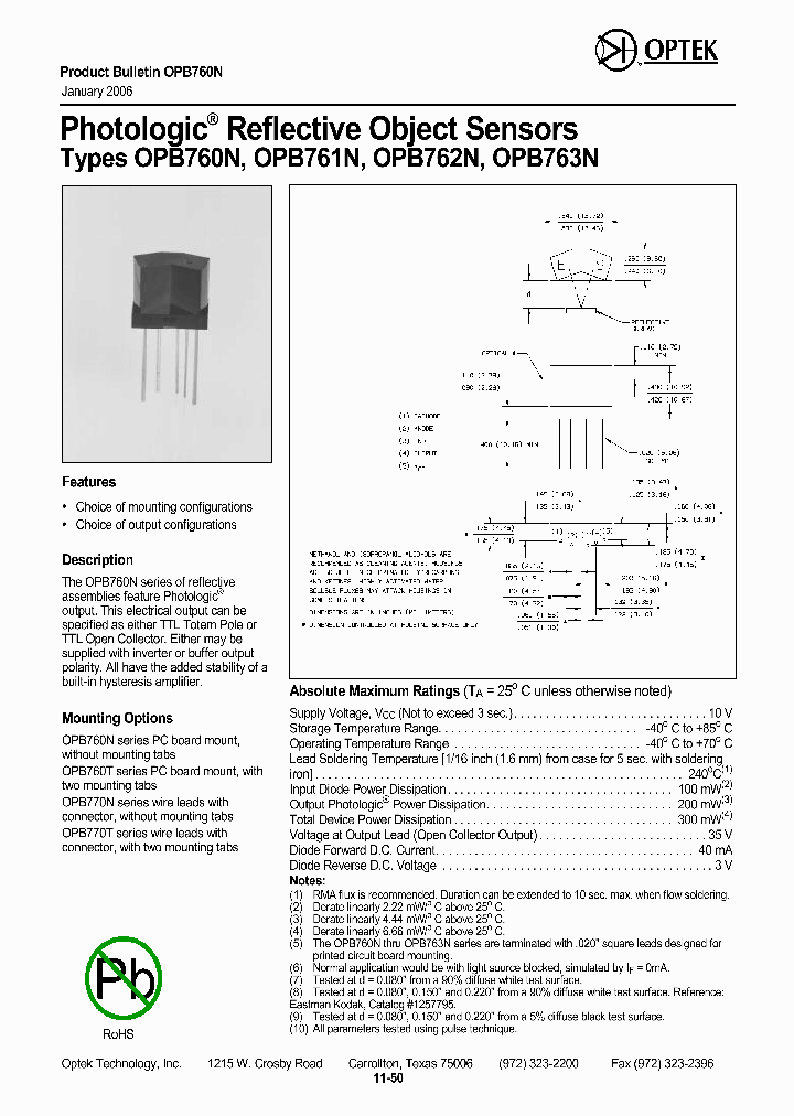 OPB760N06_4875560.PDF Datasheet
