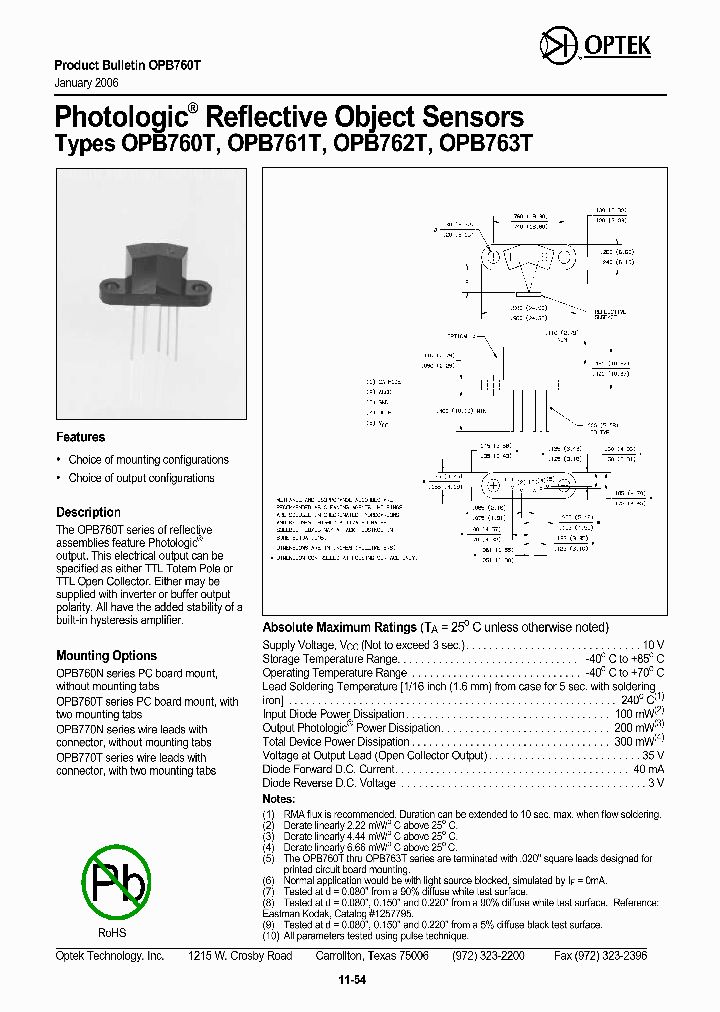 OPB760T06_4869596.PDF Datasheet