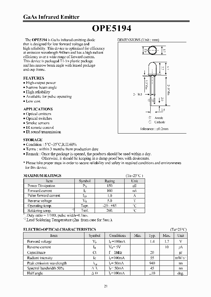 OPE5194_4167308.PDF Datasheet
