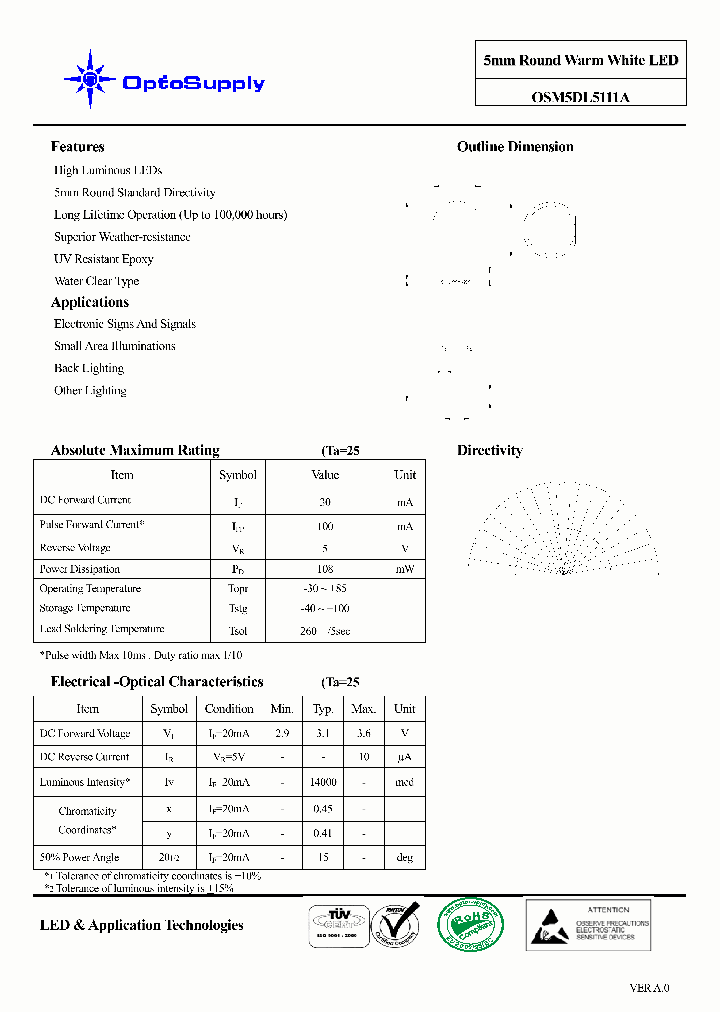 OSM5DL5111A_4701291.PDF Datasheet
