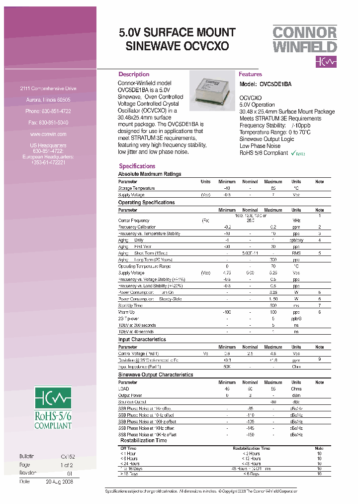 OVC5DE1BA_4625237.PDF Datasheet