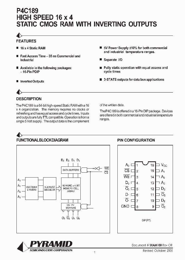 P4C189-35PC_4559939.PDF Datasheet