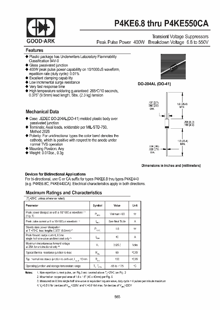 P4KE68A_4689920.PDF Datasheet