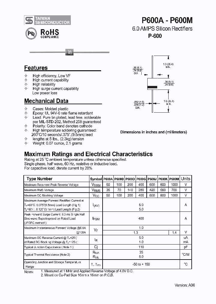 P600A1_4892404.PDF Datasheet