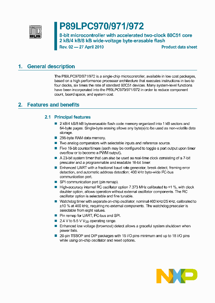 P89LPC970FDH_4644603.PDF Datasheet