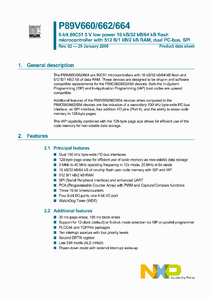 P89V660FBC_4604520.PDF Datasheet
