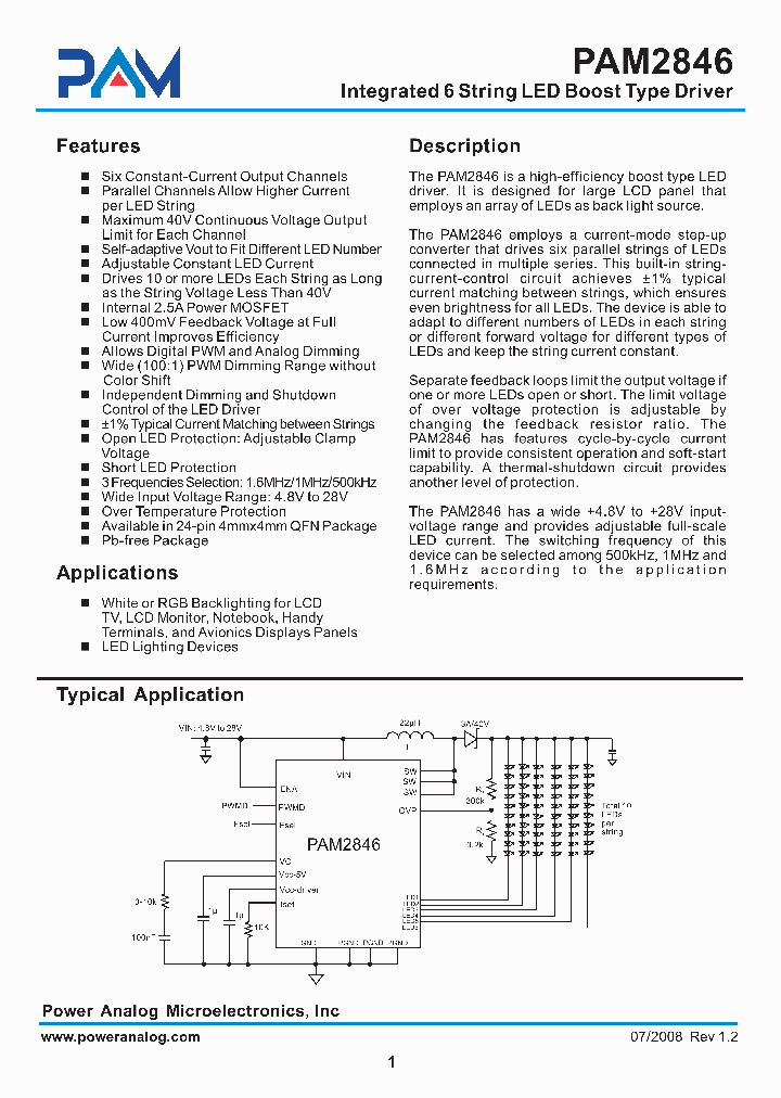 PAM2846_4259570.PDF Datasheet