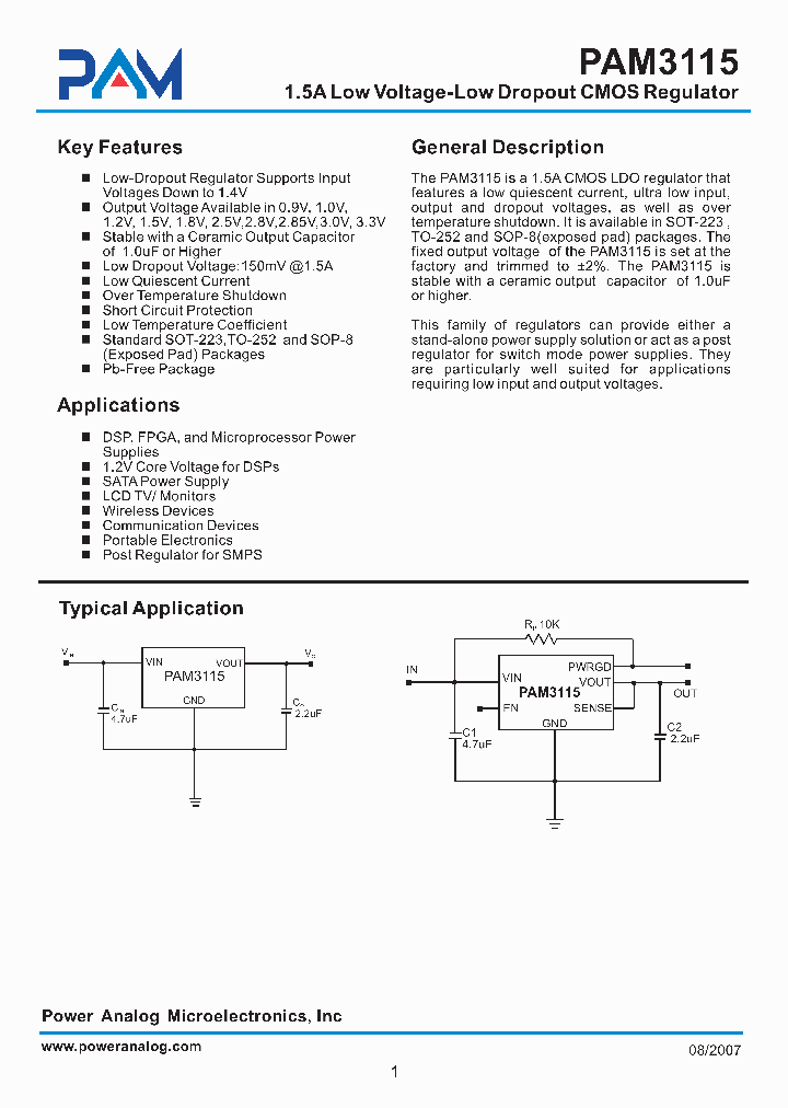 PAM3115ABA150_4235253.PDF Datasheet