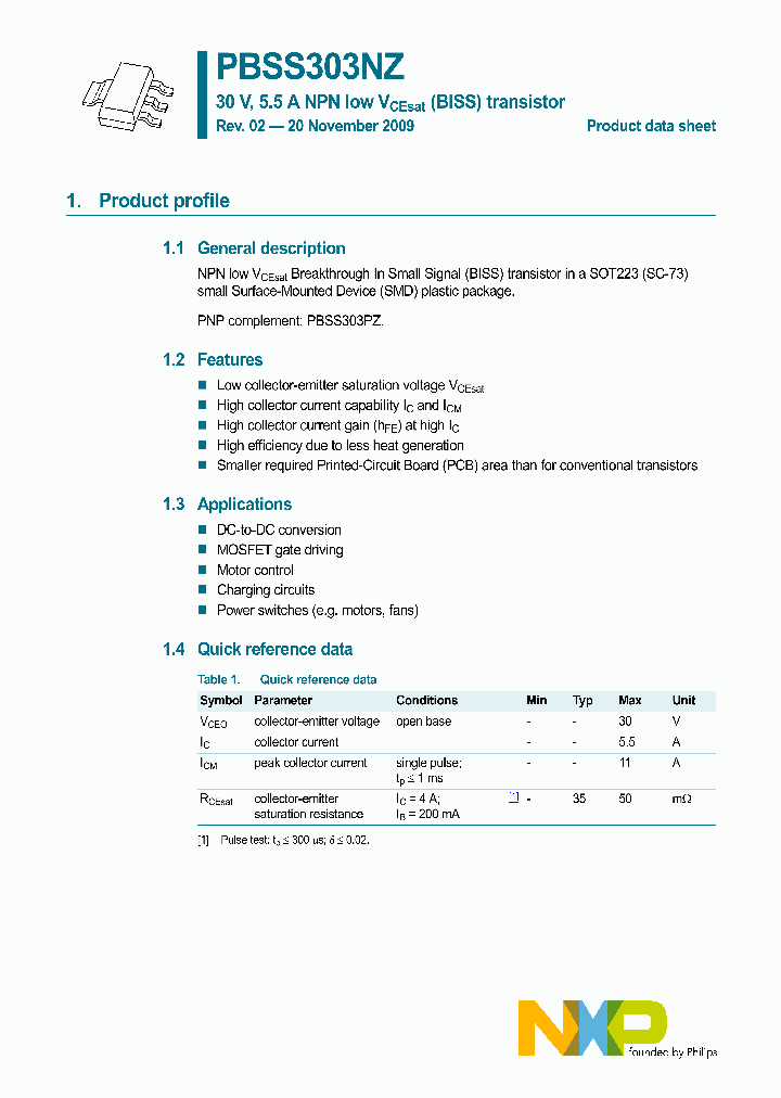 PBSS303NZ_4903145.PDF Datasheet