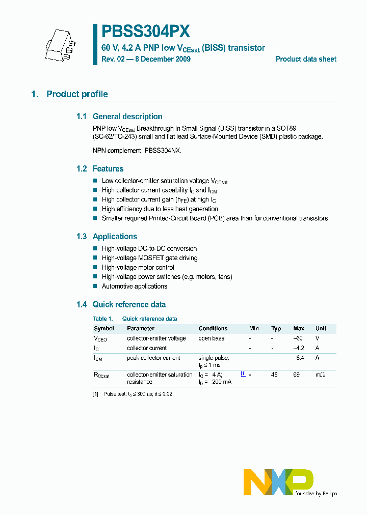 PBSS304PX_4611459.PDF Datasheet