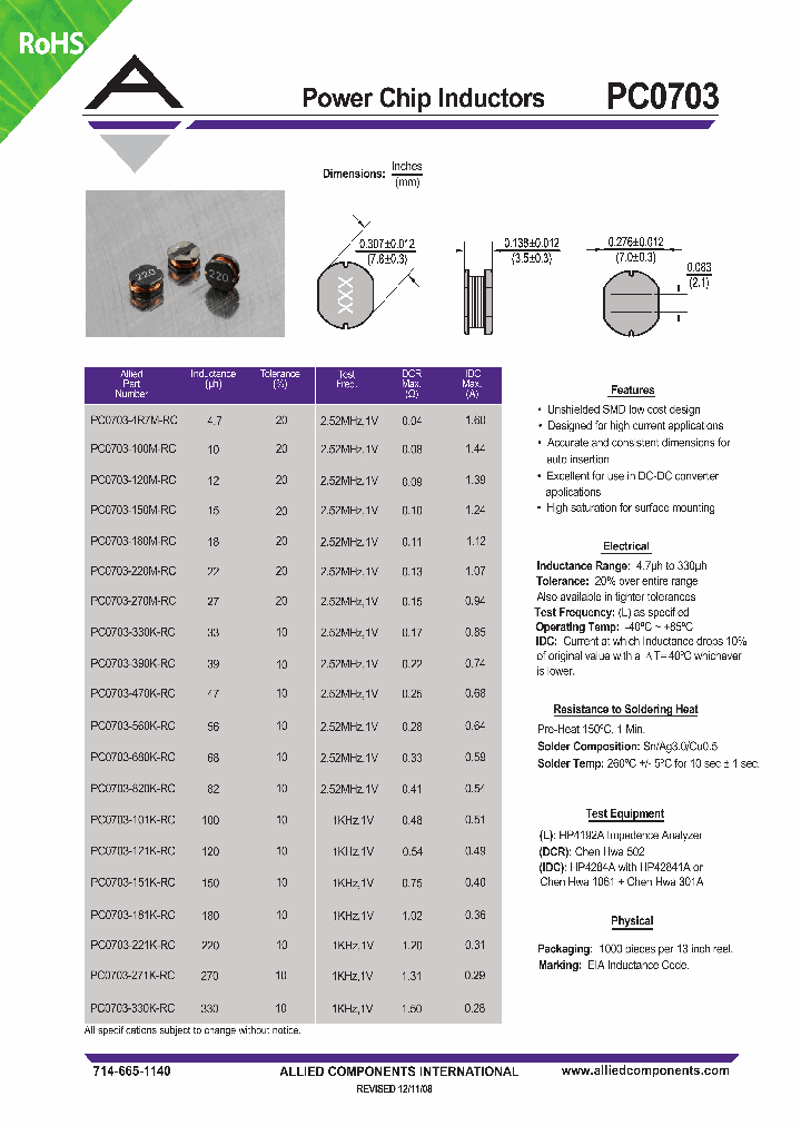 PC0703-100M-RC_4520147.PDF Datasheet