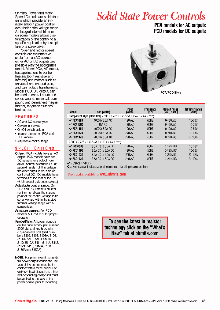 PCA1100_4544063.PDF Datasheet