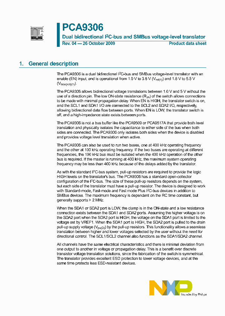 PCA9306_4537770.PDF Datasheet