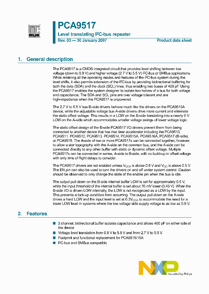PCA9517D_4570316.PDF Datasheet