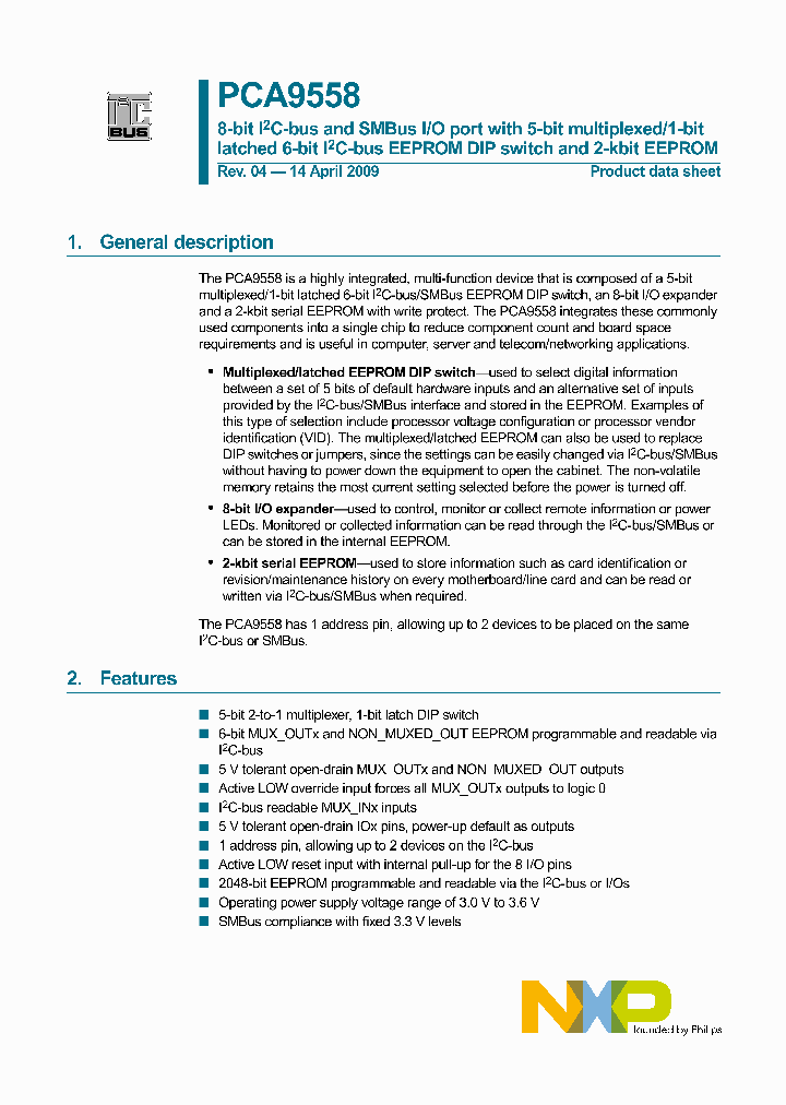 PCA9558PW_4648343.PDF Datasheet