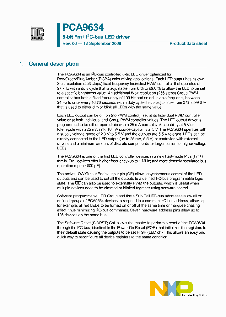 PCA9634_4505404.PDF Datasheet