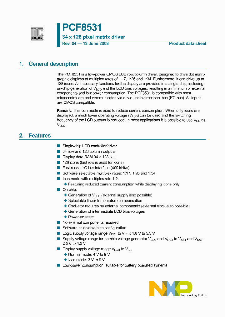 PCF8531_4792439.PDF Datasheet