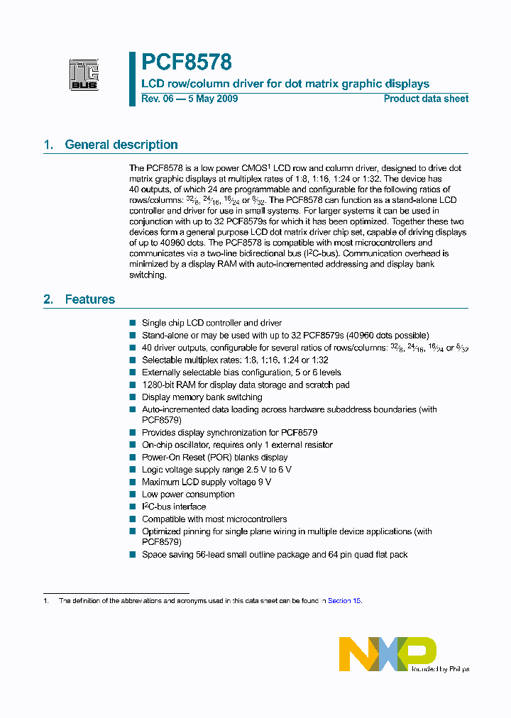 PCF8578_4600890.PDF Datasheet