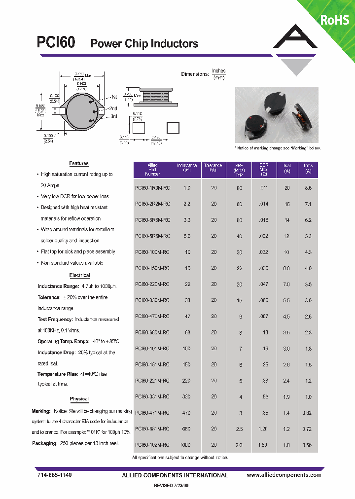 PCI60-100M-RC_4598492.PDF Datasheet