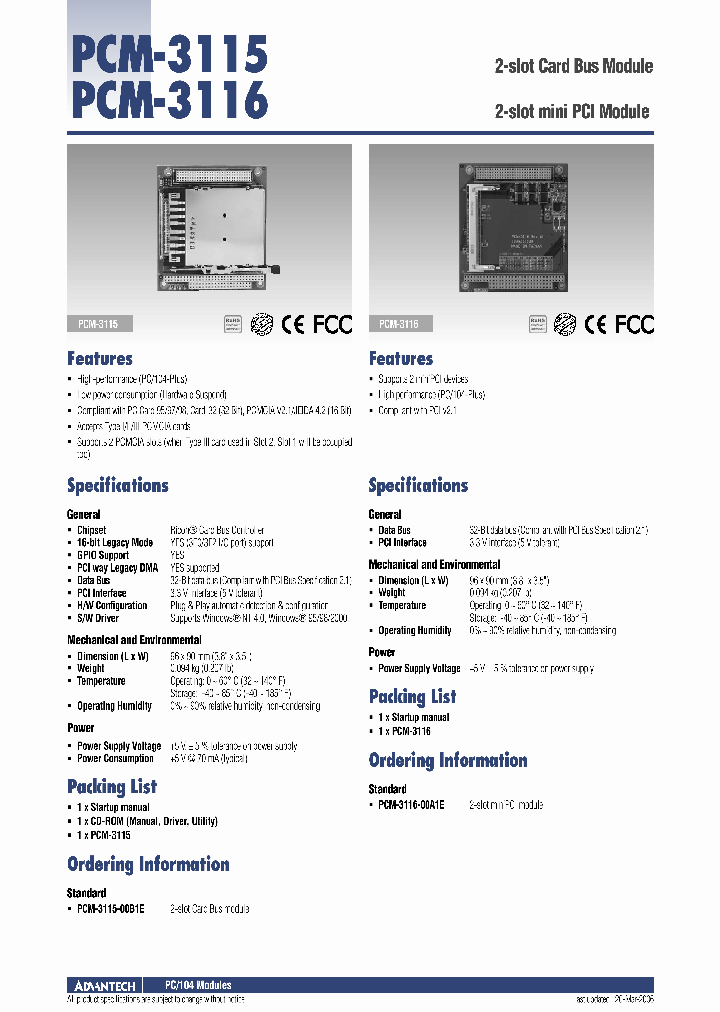 PCM-3116-00A1E_4660920.PDF Datasheet