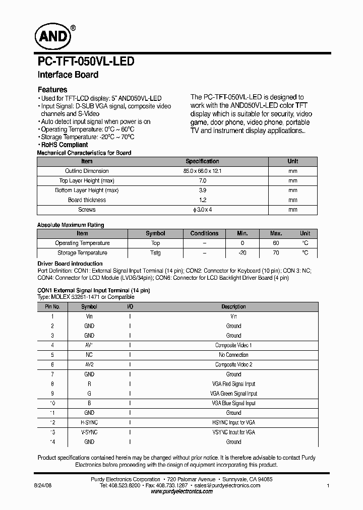 PC-TFT-050VL_4543408.PDF Datasheet