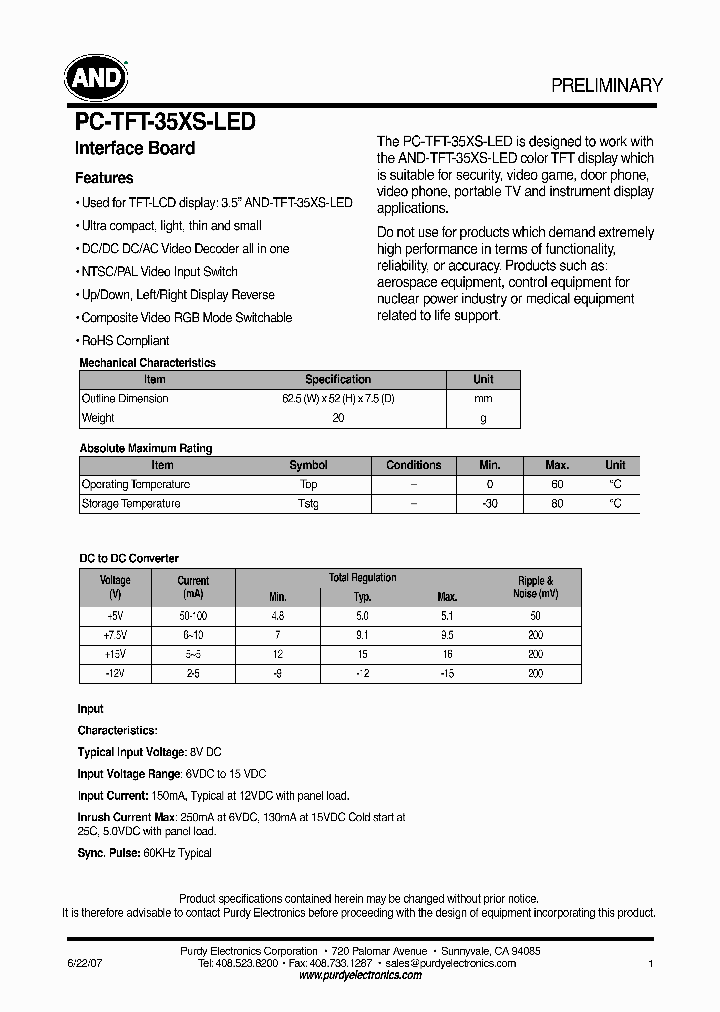 PC-TFT-35XS-LED_4566829.PDF Datasheet